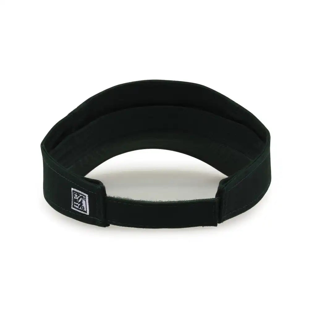 The Game Gb464 Cotton Twill Visor - Dark Green - Forest / one Size Fits Most