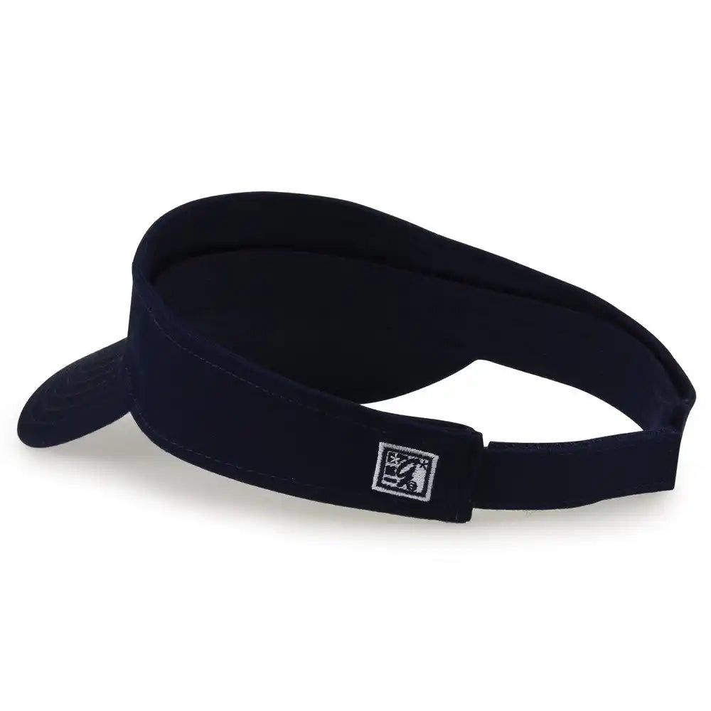 The Game Gb464 Cotton Twill Visor - Navy - one Size Fits Most