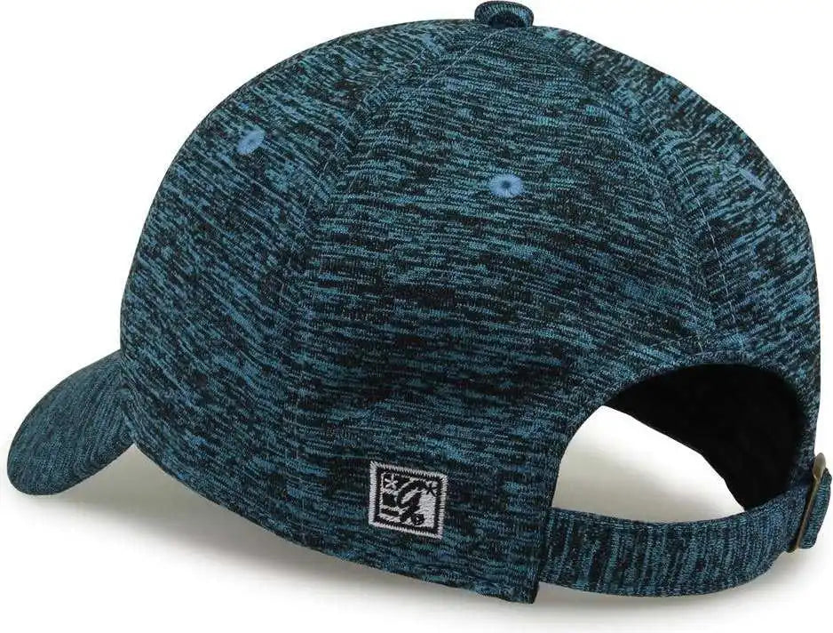 The Game Gb477 Peppered Heather Cap - Blue - one Size Fits Most