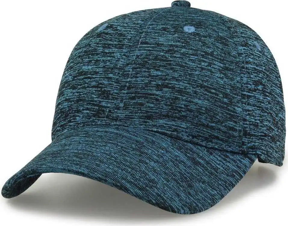 The Game Gb477 Peppered Heather Cap - Blue - one Size Fits Most