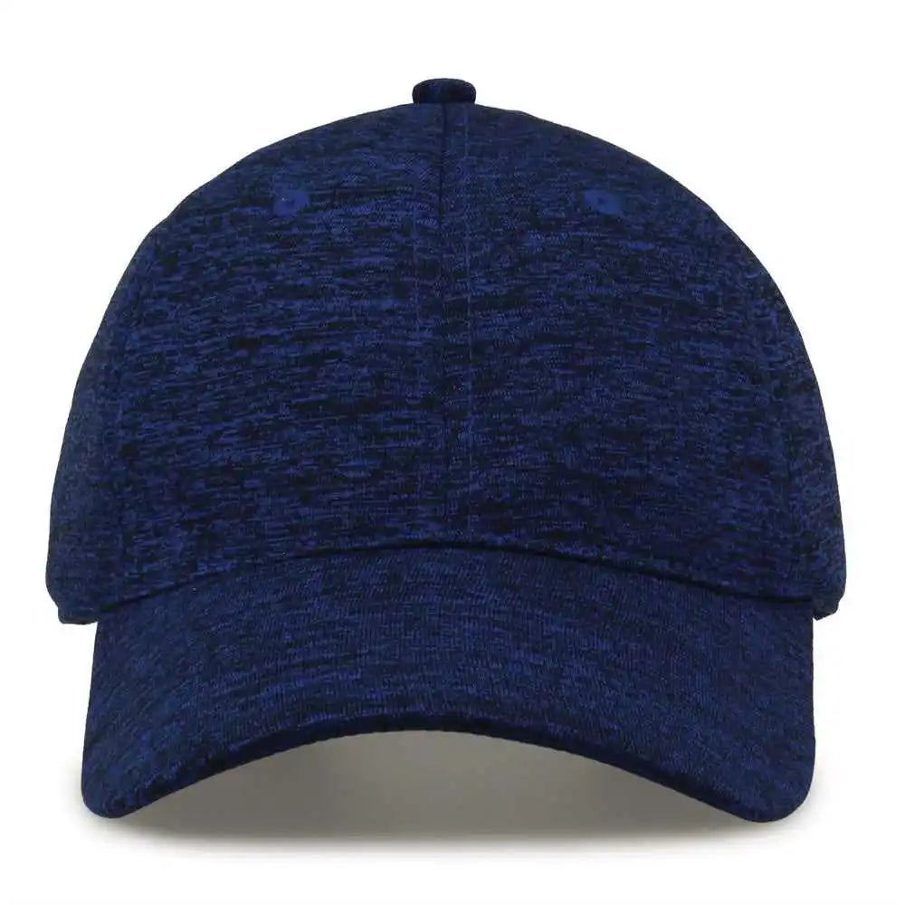 The Game Gb477 Peppered Heather Cap - Royal - one Size Fits Most