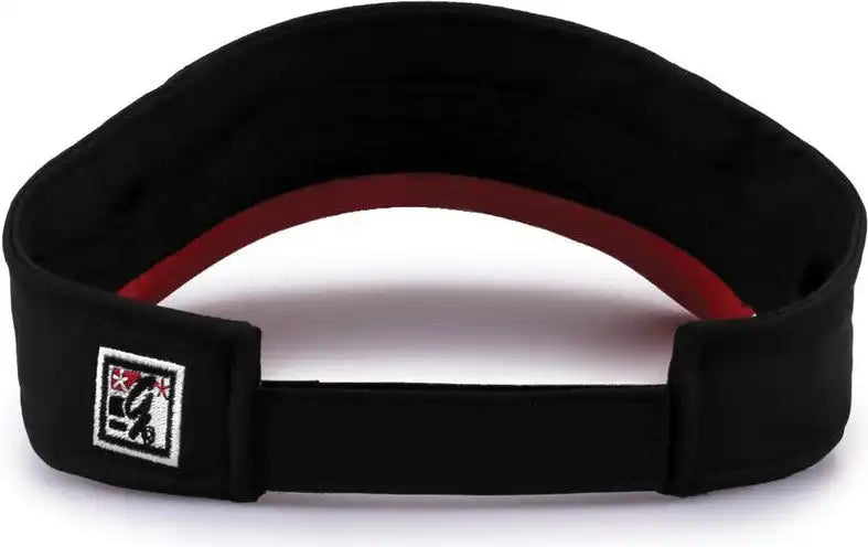 The Game Gb503 Cool Breeze Nylon Visor - Black Red - Osfm