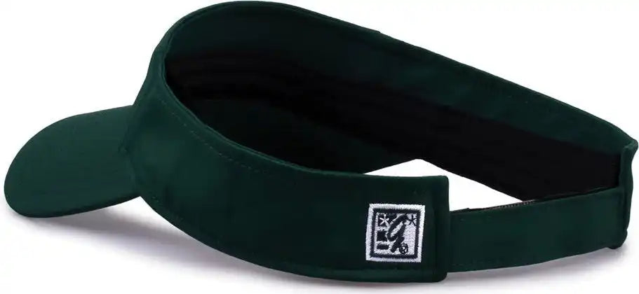 The Game Gb503 Cool Breeze Nylon Visor - Dark Green - Forest / Osfm