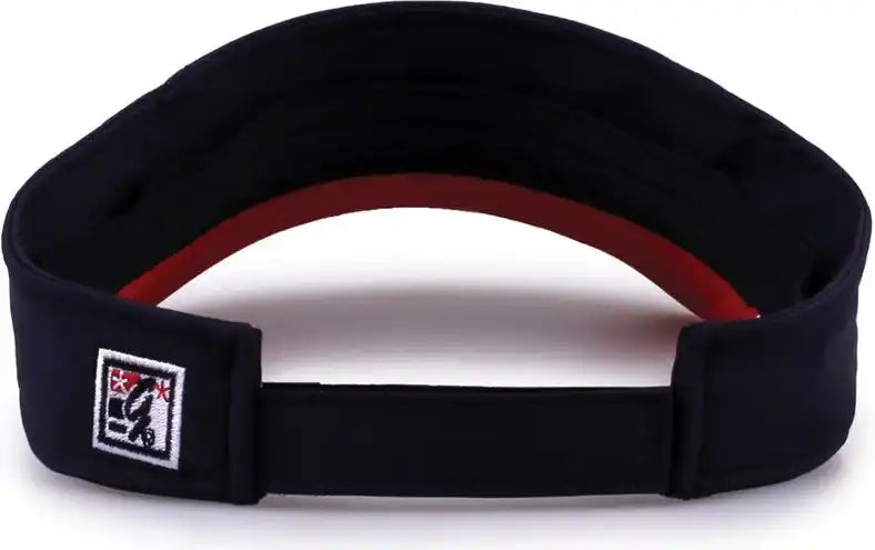 The Game Gb503 Cool Breeze Nylon Visor - Navy Red - Osfm