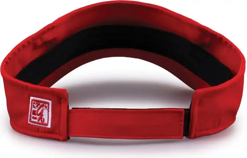 The Game Gb503 Cool Breeze Nylon Visor - Red - Osfm