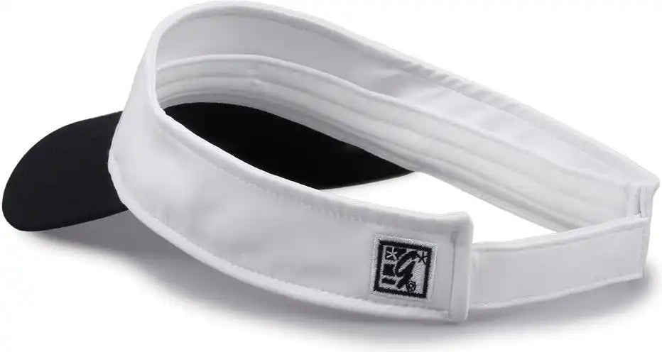 The Game Gb503 Cool Breeze Nylon Visor - White Black - Osfm