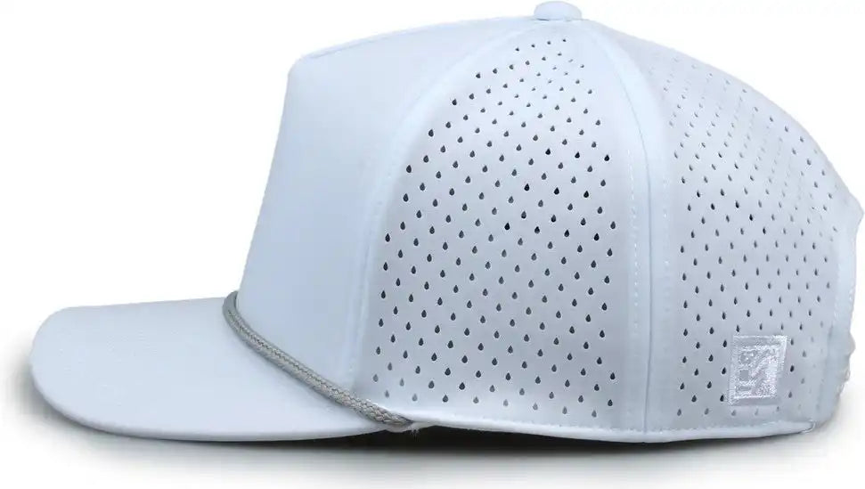 The Game Gb505r Neocool 5 Panel Snapback with Rope Cap - White Gray - Osfm