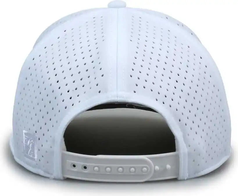 The Game Gb505r Neocool 5 Panel Snapback with Rope Cap - White Gray - Osfm