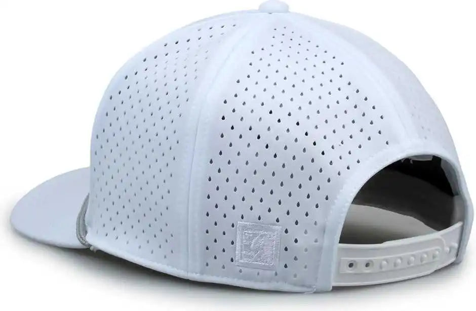 The Game Gb505r Neocool 5 Panel Snapback with Rope Cap - White Gray - Osfm