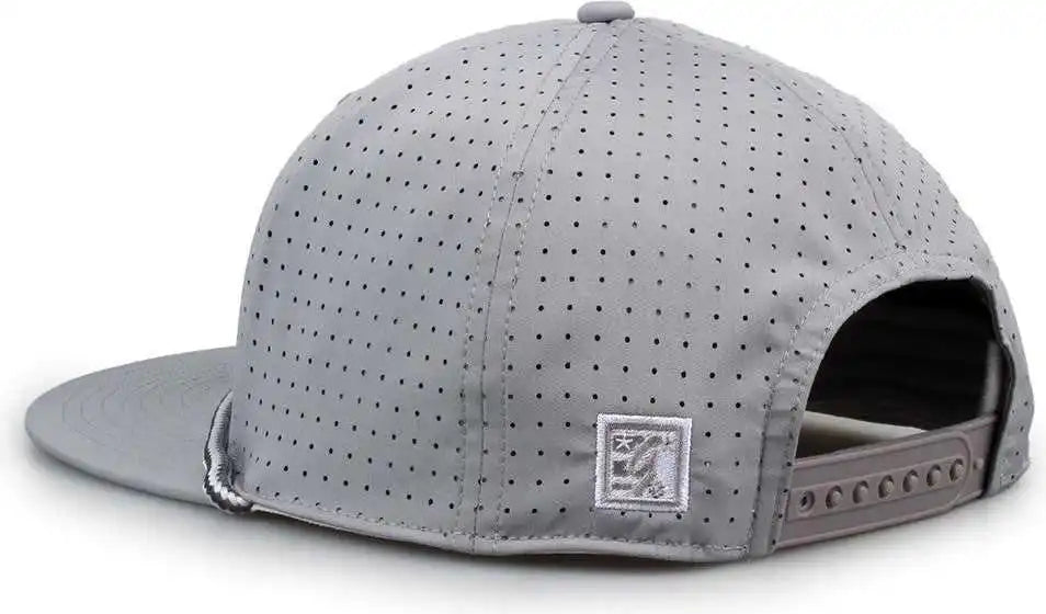The Game Gb519 Perforated Gamechanger with Rope Cap - Gray - Osfm