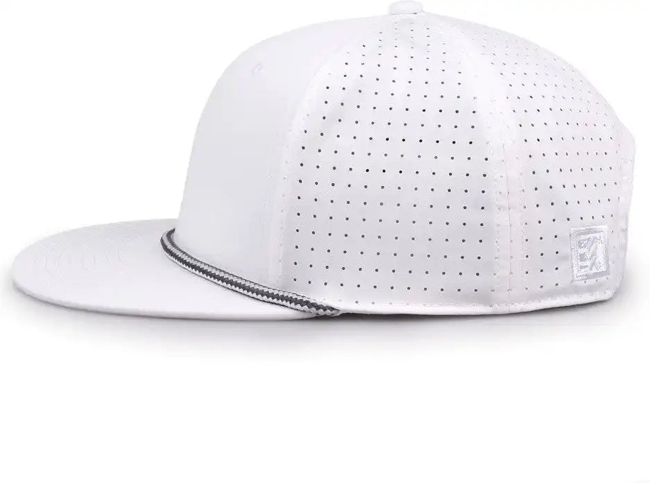 The Game Gb519 Perforated Gamechanger with Rope Cap - White - Osfm