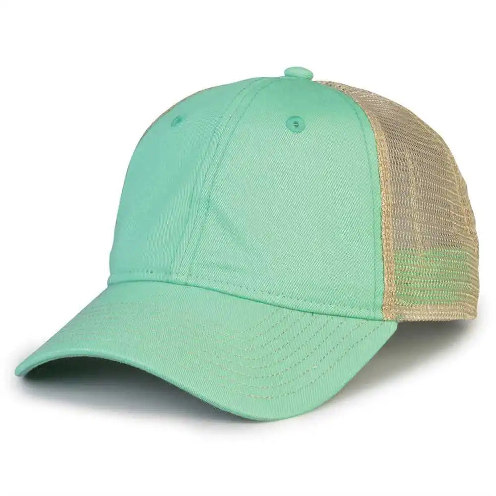 The Game Gb880 Soft Trucker Cap - Gumdrop - Mint Sand / one Size Fits Most