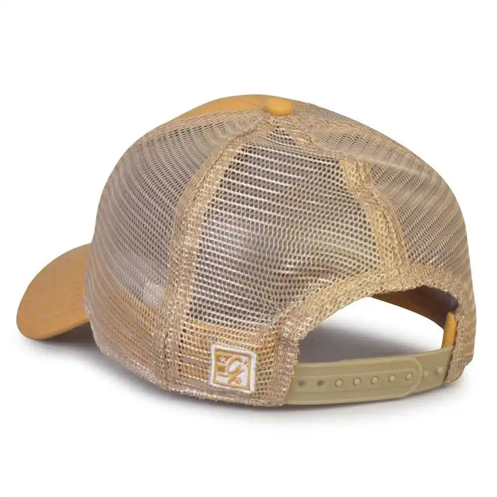 The Game Gb880 Soft Trucker Cap - Spirit Gold - Sand / one Size Fits Most