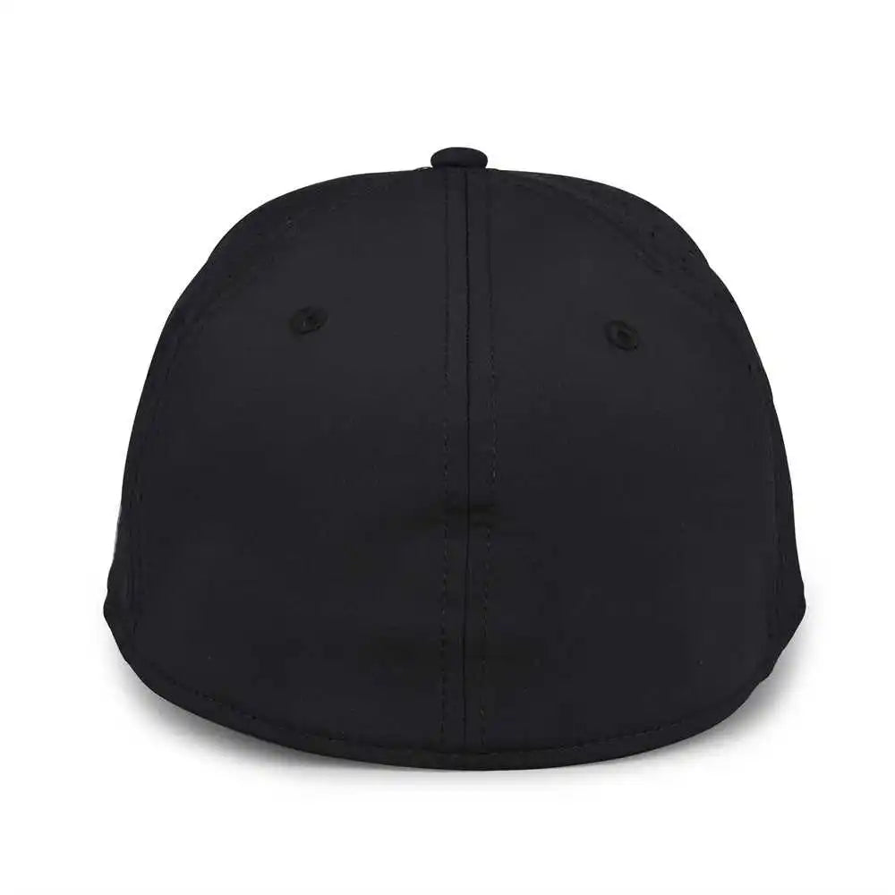 The Game Gb904 Precurved Perforated Gamechanger Cap - White Black