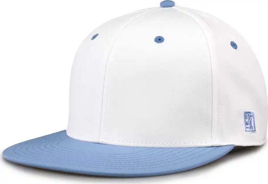 The Game Gb997 Pro Shape Gamechanger Cap - White Columbia Blue - 6 1/2’’ - 3/4’’