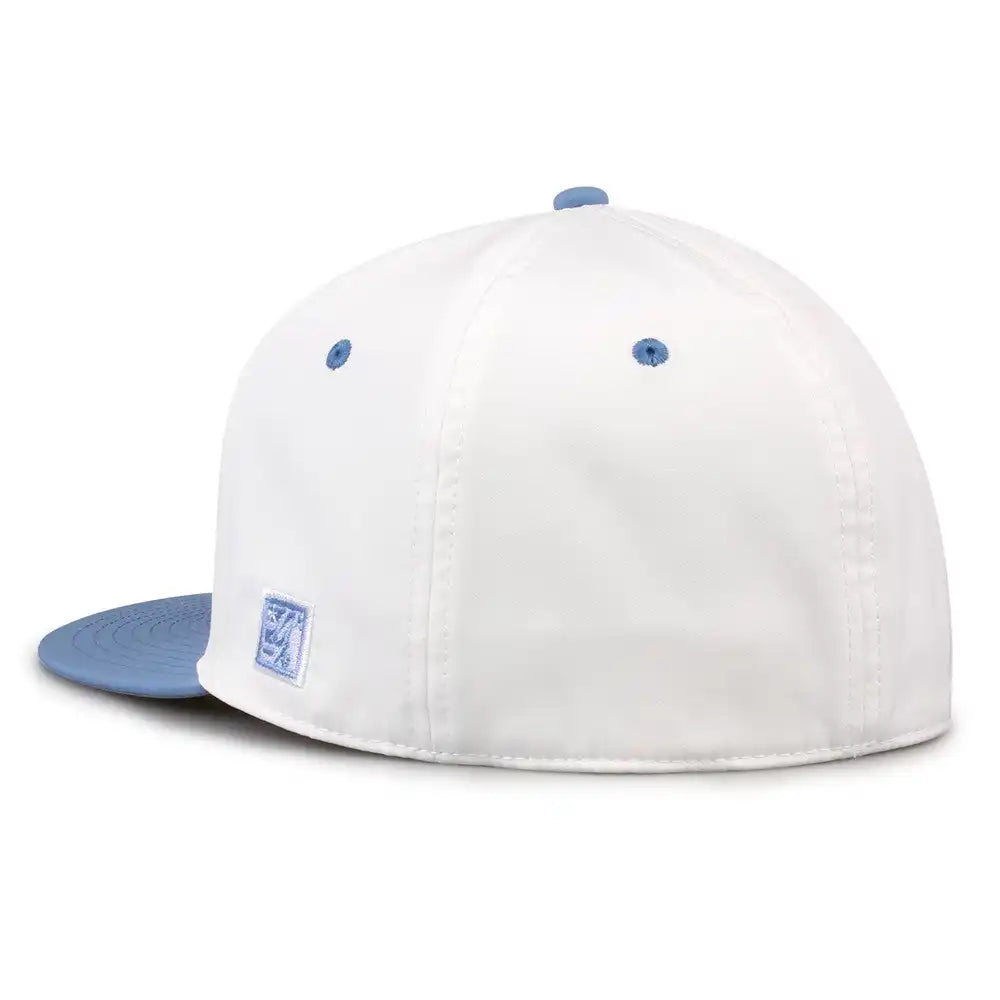 The Game Gb997 Pro Shape Gamechanger Cap - White Columbia Blue
