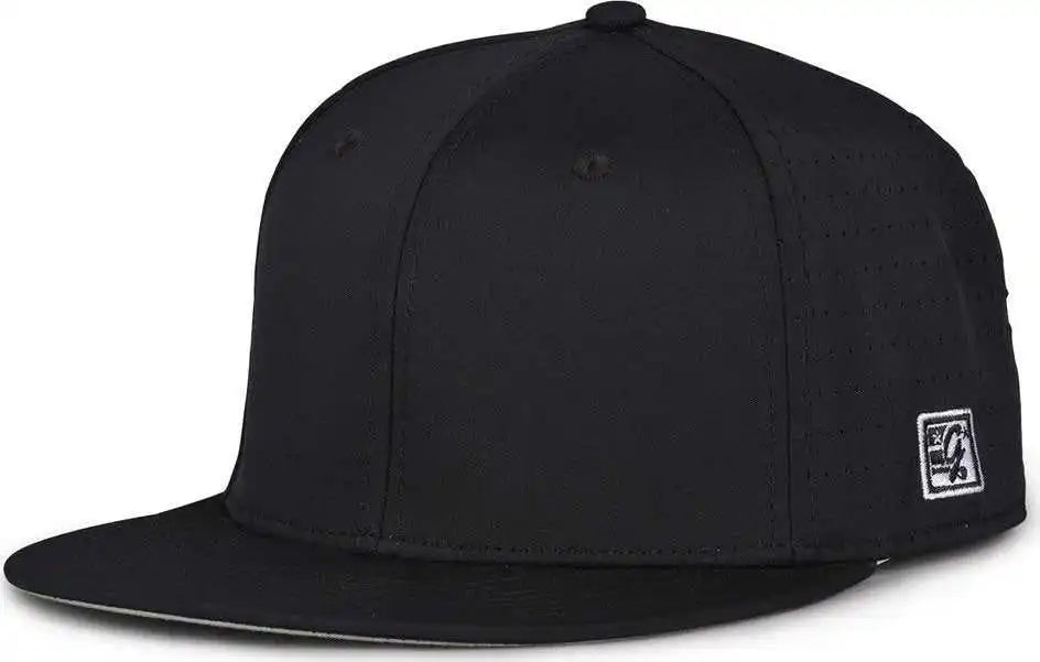 The Game Gb999 Low Pro Perforated Gamechanger Cap - Black - 6 1/2’’ - 3/4’’