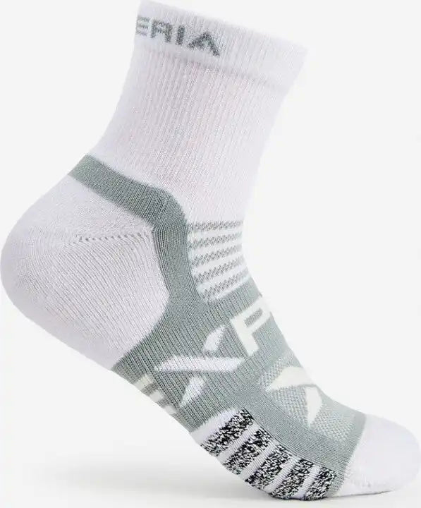 Thor-lo Experia Ultra Light Padding Ankle Socks - White Gray