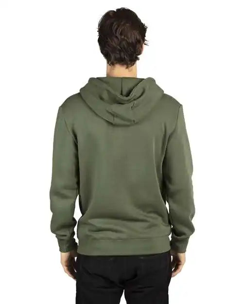 Threadfast Apparel 320z Fleece Full-zip Hooded Sweatshirt - Army