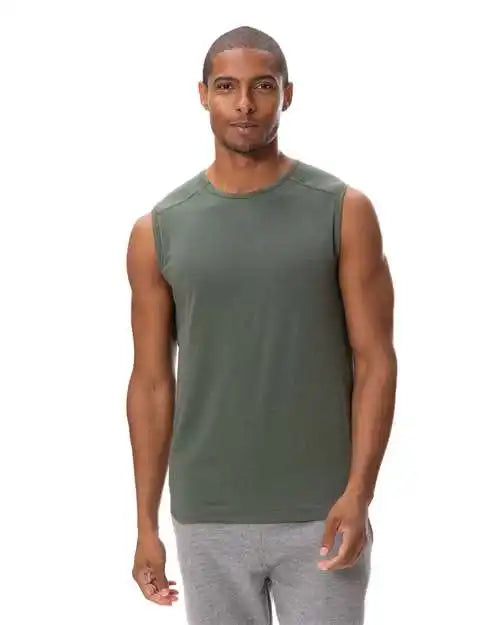 Threadfast Apparel 382t Impact Tank Top - Army - Xs