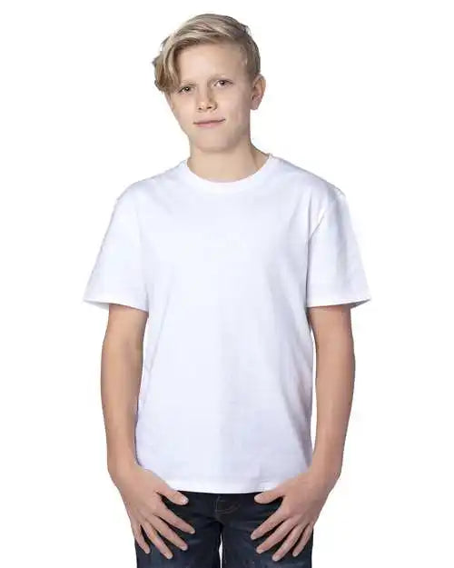 Threadfast Apparel 600at Youth Ultimate Cvc T-shirt - 600a - White - Xs