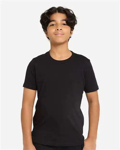 Threadfast Apparel T1000b Youth Epic Cotton T-shirt - Black - Xs