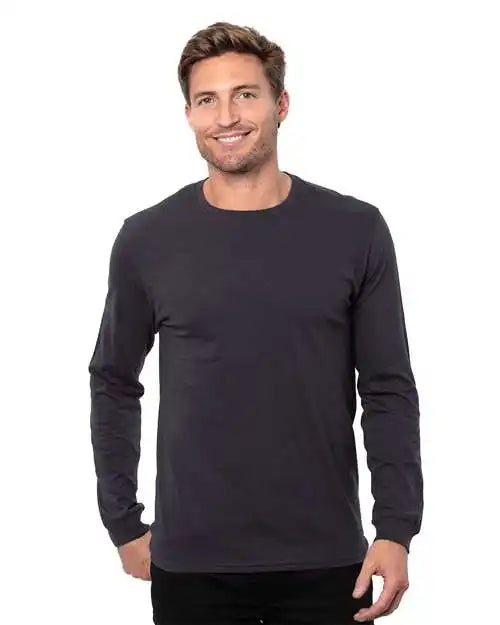 Threadfast Apparel T3000 Epic Long Sleeve T-shirt - Charcoal - Xs