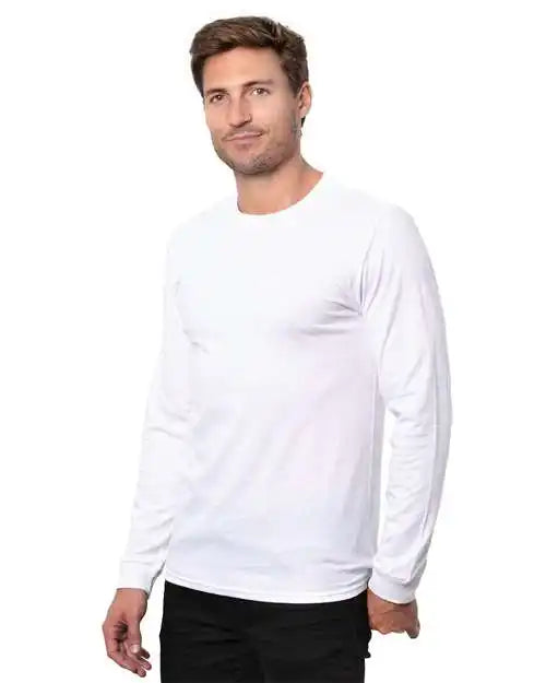 Threadfast Apparel T3000 Epic Long Sleeve T-shirt - White