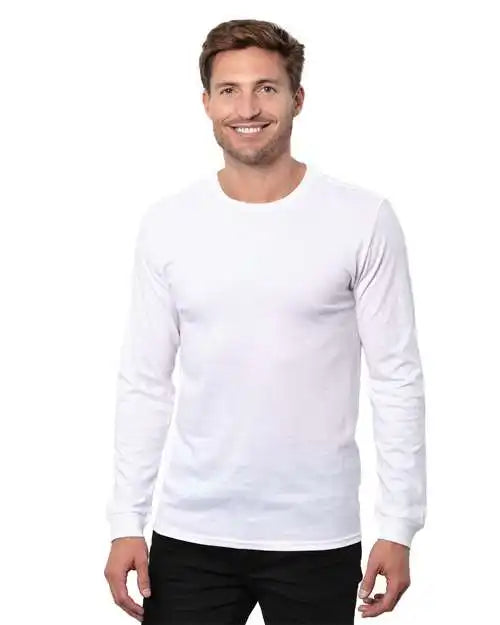 Threadfast Apparel T3000 Epic Long Sleeve T-shirt - White - Xs