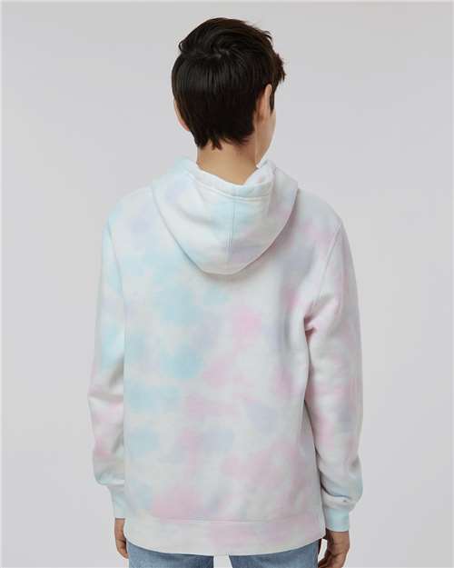 Tie Dye Cotton Candy Youth Midweight Tie-Dyed Hooded Sweatshirt - PRM1500TD