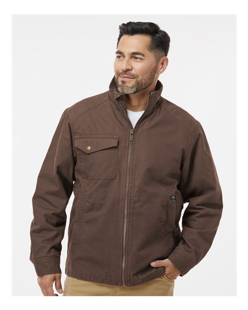 Tobacco Endeavor Canyon Cloth™ Canvas Jacket with Sherpa Lining - 5037
