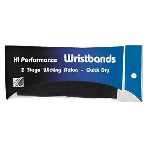 Tourna Hi-performance Wristband (1 Pair) - Black