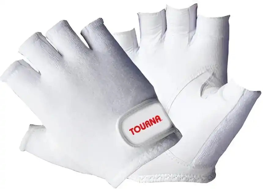 Tourna Men’s Racquet & Paddle Glove Half (r) - White Red