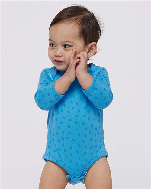 Tradewind Spot Infant Fine Jersey Long Sleeve Bodysuit - 4421