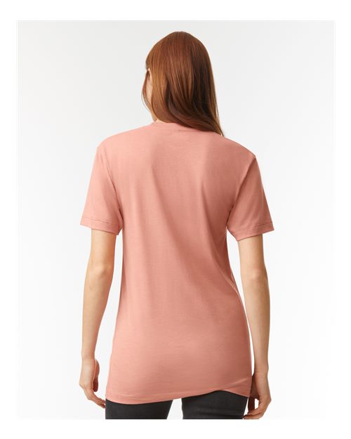 Tri-Coral Triblend Track Tee - TR401