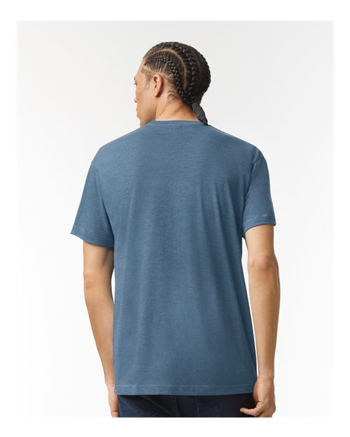 Tri-Dusk Triblend Track Tee - TR401