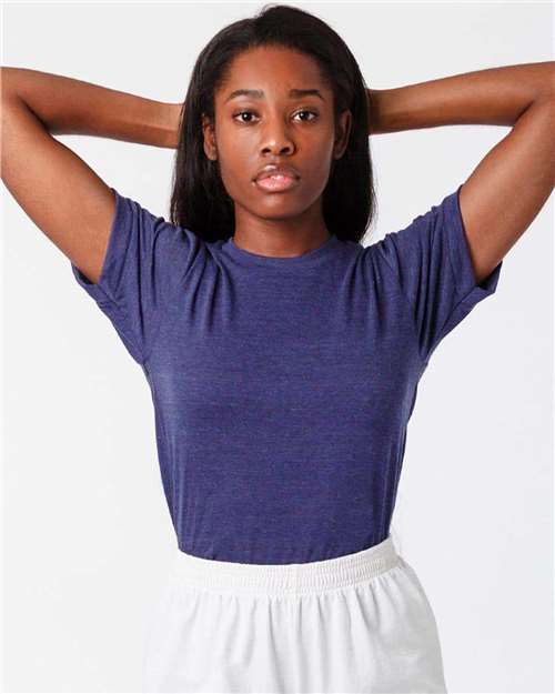 Tri-Indigo USA-Made Triblend T-Shirt - TR01
