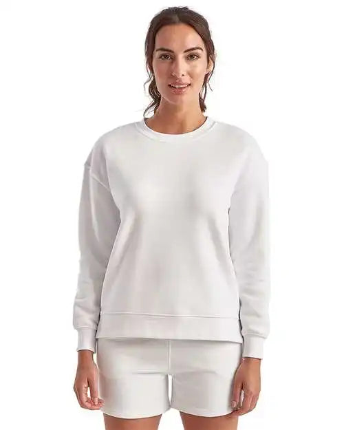 Tridri Td600 Women’s Billie Side-zip Sweatshirt - White - Xs