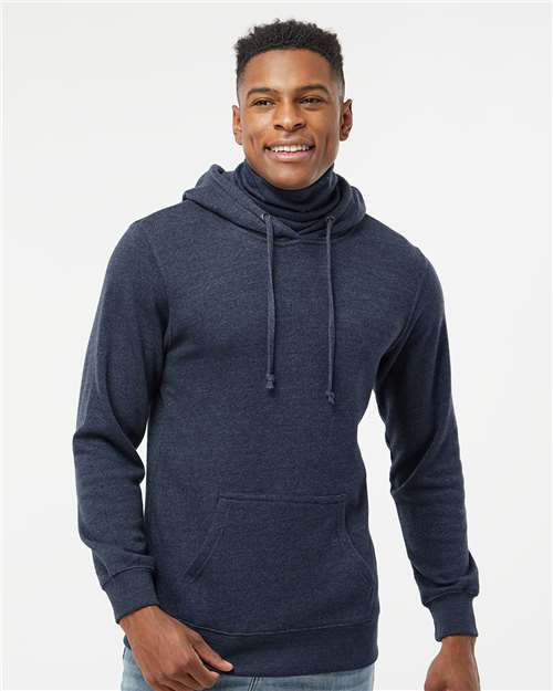 True Navy Heather Gaiter Fleece Hooded Sweatshirt - 8879