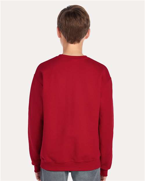 True Red NuBlend® Youth Crewneck Sweatshirt - 562BR
