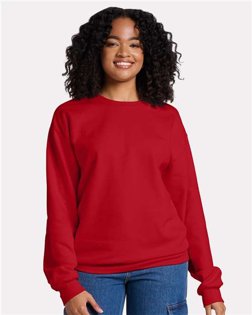 True Red Ultimate CVC Crewneck Sweatshirt - IC48MR