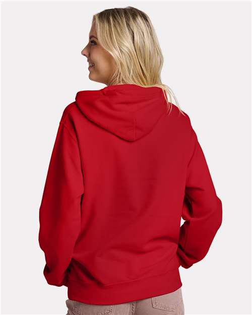 True Red Ultimate CVC Hooded Sweatshirt - IC49MR