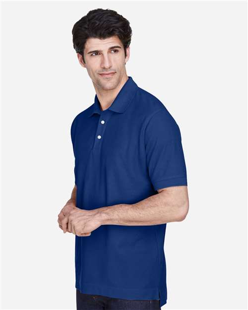 True Royal Men's Pima Piqué Polo - D100