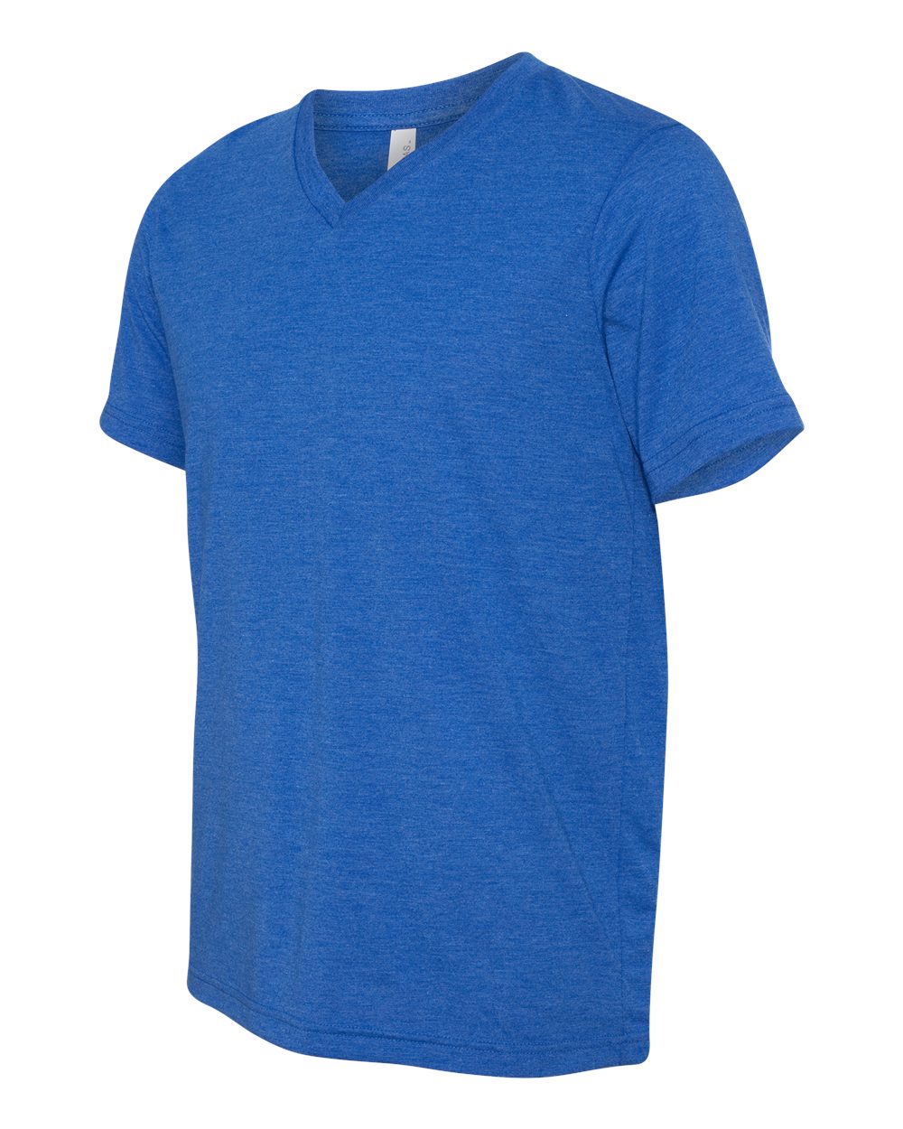 True Royal Triblend Triblend V-Neck Short Sleeve Tee - 3415