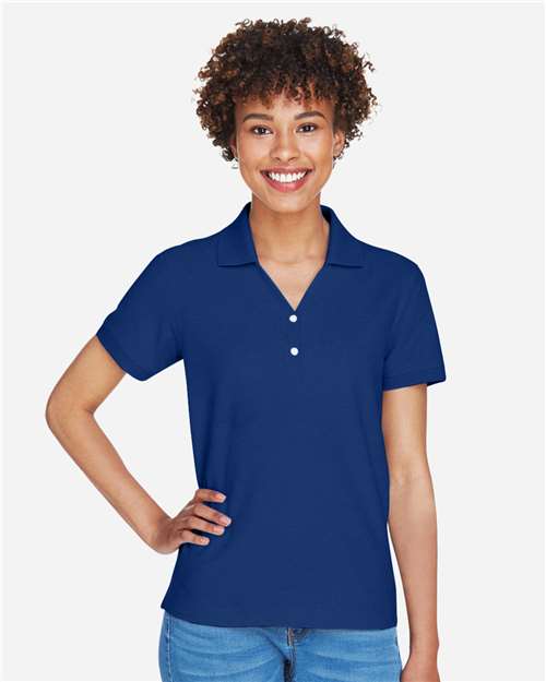 True Royal Women's Pima Piqué Polo - D100W
