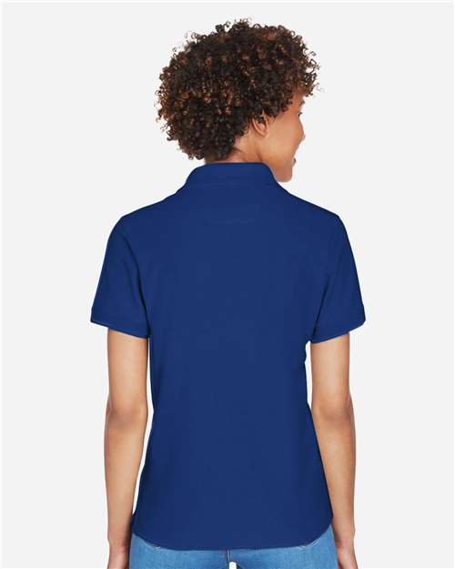 True Royal Women's Pima Piqué Polo - D100W
