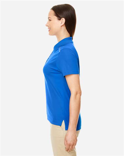 True Royal Women's Radiant Performance Piqué Polo with Reflective Piping - 78181R