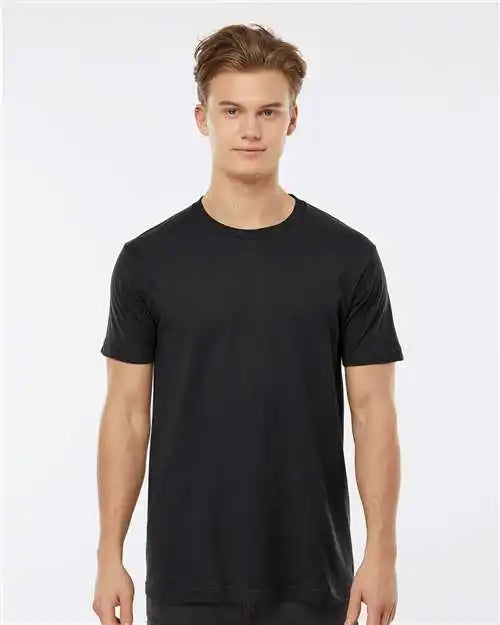 Tultex 202 Fine Jersey T-shirt - Black