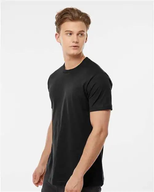 Tultex 202 Fine Jersey T-shirt - Black