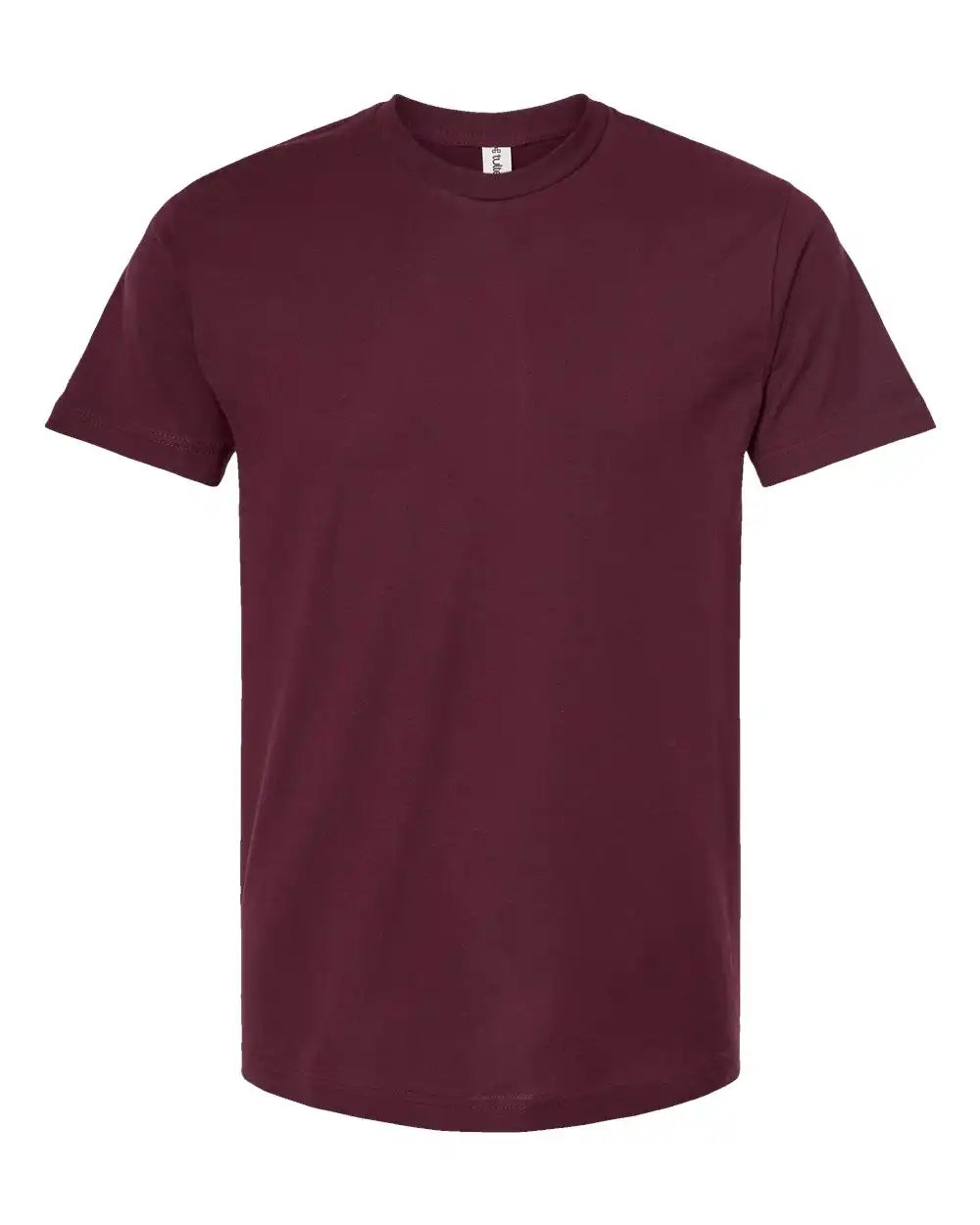 Tultex 202 Fine Jersey T-shirt - Burgundy - Xs